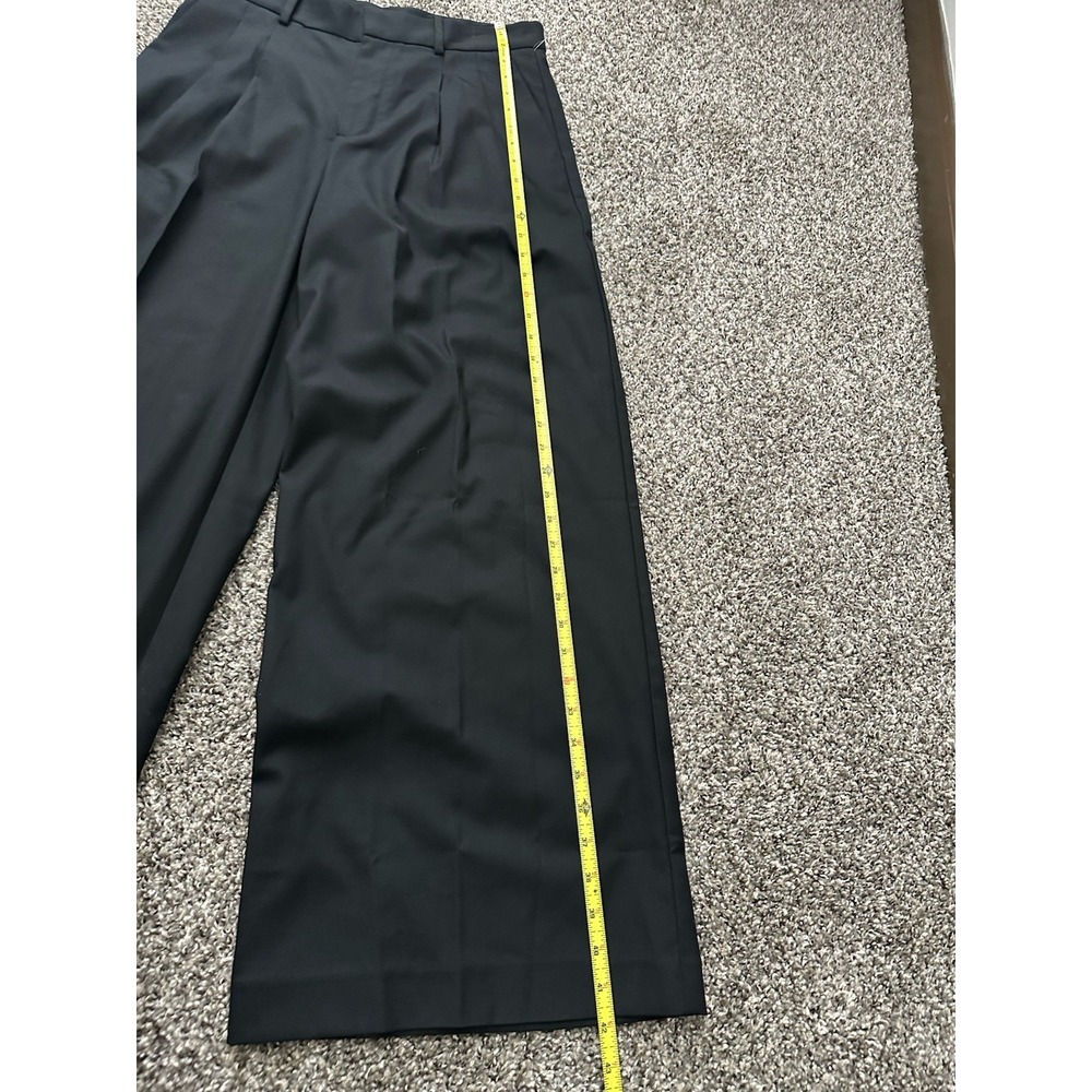 Madewell The Harlow Superwide-Leg Trouser Black Size 2 Pleated High Rise - Picture 9 of 12